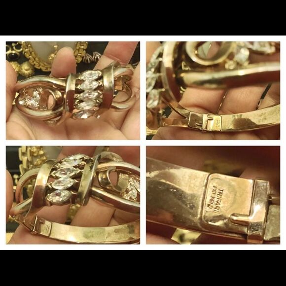 1/2 Lb Vtg 2 Now Estate Costume Jewelry Lot~ Signed All Wearable crafts junk - Picture 10 of 13